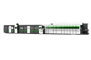 Máquina de Impresión, Ranurado y Troquelado de Alta Velocidad con Unidad de Encolado y Enfajado en Línea Modelo 1224, Serie G Series 