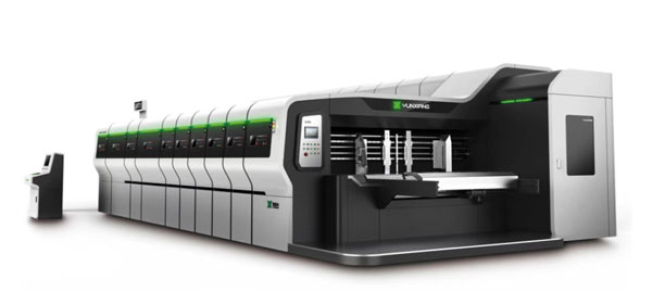 Máquina de Impresión, Ranurado y Troquelado de Alta Velocidad YKM